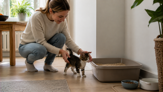 Pacha™ kattenbakvulling – Kattenbaktraining voor een kitten of nieuwe kat die rustig kennismaakt met een schone kattenbak
