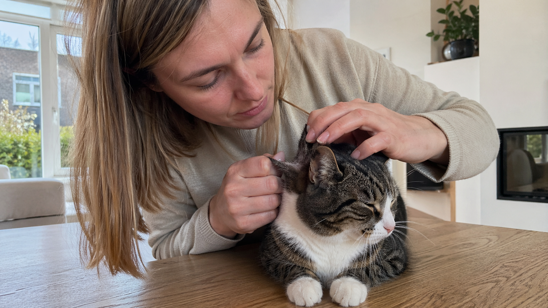 Pacha™ kattenbakvulling – Teek bij kat herkennen met een dagelijkse vachtcheck rond kop en nek
