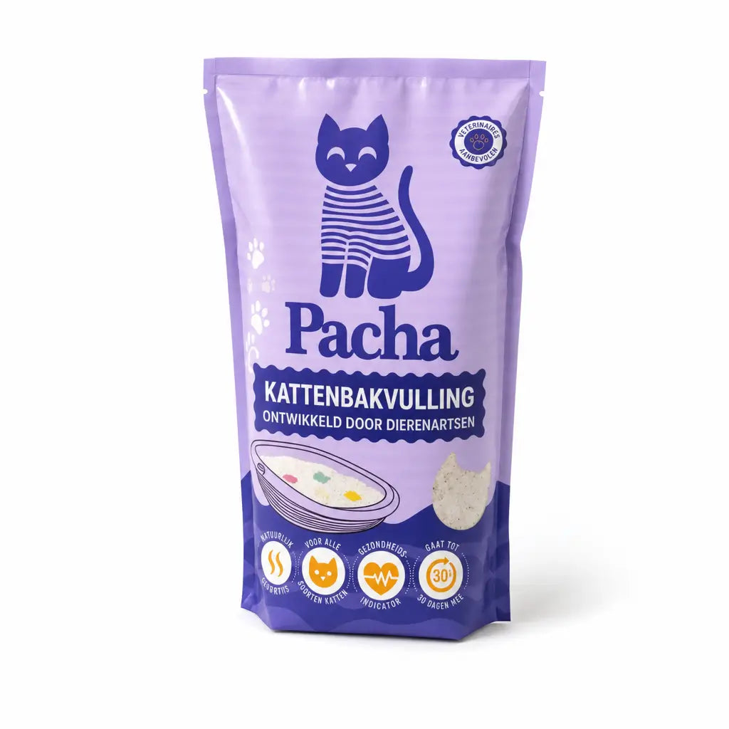 Zak Pacha-kattenbakvulling van 2,7 kg, ontwikkeld met dierenartsen